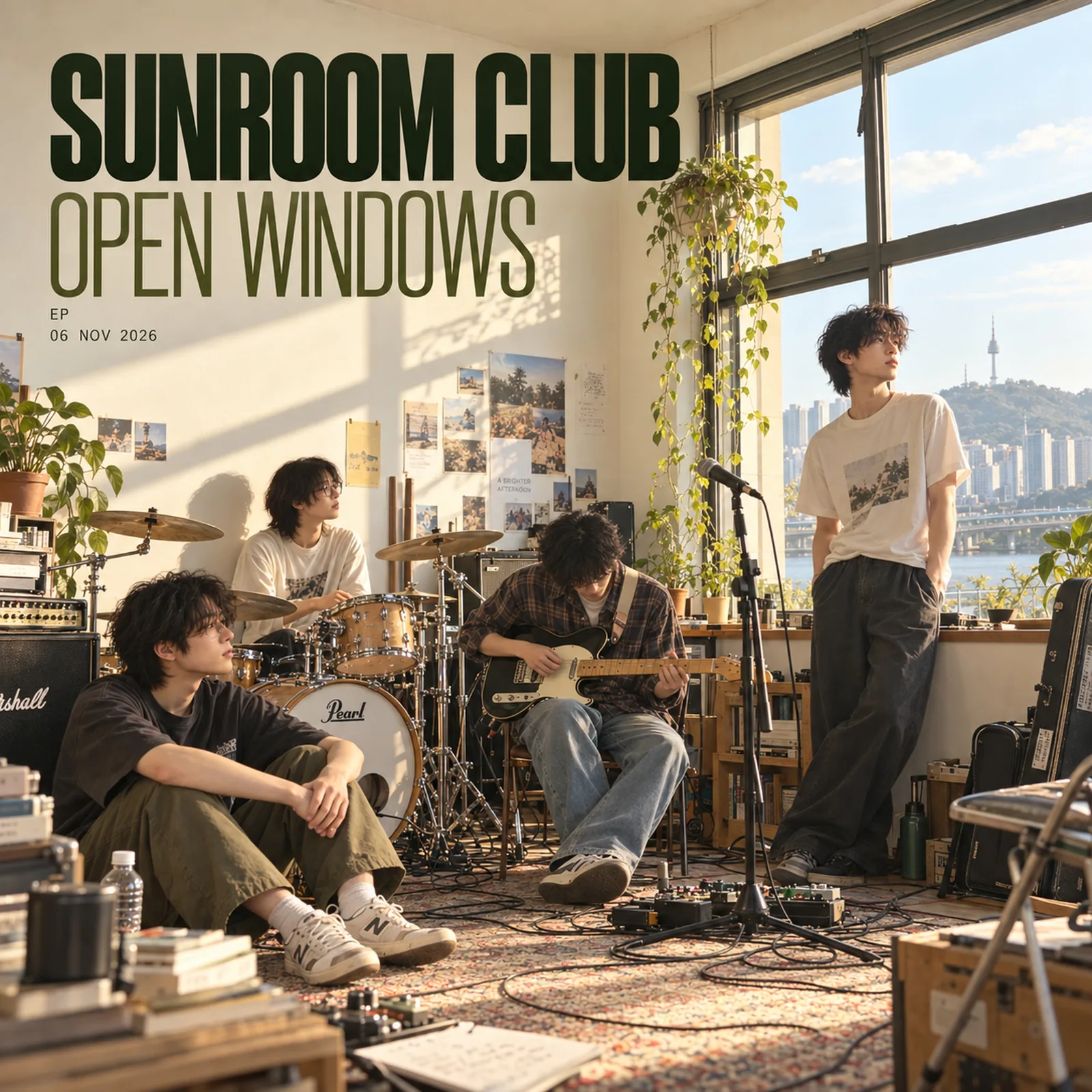 SUNROOM CLUB — Release Design Kit 커버 예시